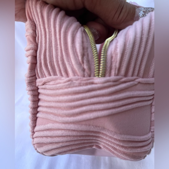 NWOT LancĂ´me Pink Cosmetic Pouch - Picture 2 of 10